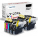 SMARTOMI Brother LC123 LC123XL Kompatible Tintenkartuschen 10er Pack