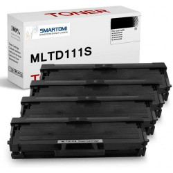 SMARTOMI Samsung 4er-Pack MLT-D111S Kompatible Schwarze Tonerkartuschen