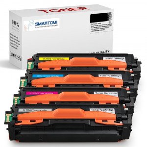 SMARTOMI 4er-Pack Samsung CLT 504S Kompatible KCMY-Tonerkartuschen