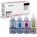 SMARTOMI Epson 664 Kompatible Tintenkartuschen 4er-Pack