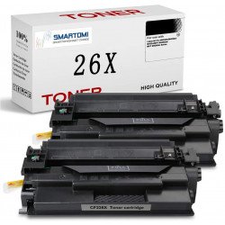 SMARTOMI HP 26A CF226A Kompatibel Tonerkartusche 2er Pack (Mit Chip)