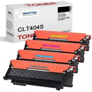 SMARTOMI Samsung CLT-404S CLT-P404C Kompatible Tonerkartuschen 4er-Pack