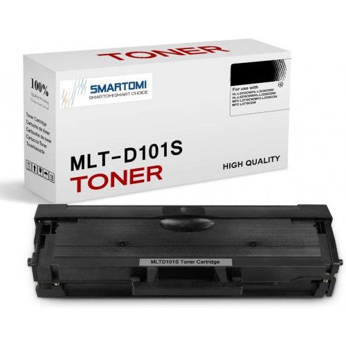 SMARTOMI 1er-Pack Samsung MLT-D101S Kompatible Schwarze Tonerkartuschen