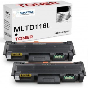 SMARTOMI Samsung MLT-D116L Schwarze Kompatible Tonerkartuschen 2er-Pack