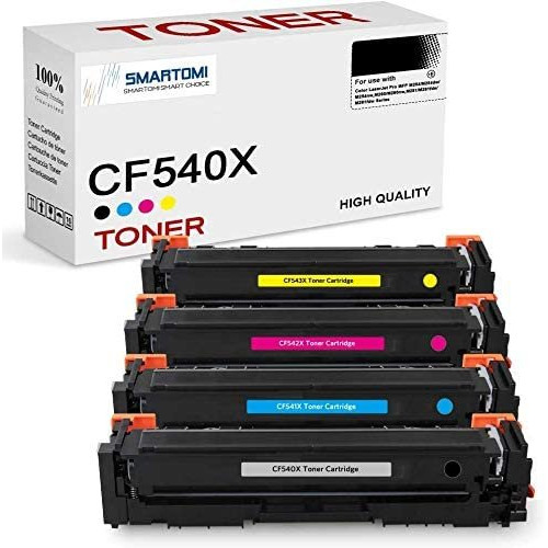 SMARTOMI HP CF540X 203X Kompatibel Tonerkartuschen 4PK (Mit Chip)