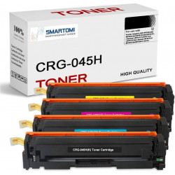 SMARTOMI Canon CRG 045 045H Kompatible KCMY-Tonerkartuschen 4er Pack