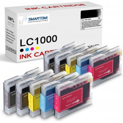 SMARTOMI Brother LC970 LC1000 LC-970 Kompatibel Tintenpatronen 10er Pack