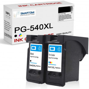SMARTOMI Canon PG-540XL CL-541XL remanufactured Tintenpatronen 2er-Pack