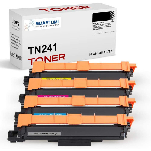 SMARTOMI Brother TN241 TN245-kompatible KCMY Tonerkartuschen 4er-Pack