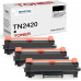 SMARTOMI Brother TN2420 TN-2420 Schwarze Tonerkartusche 3 Packung